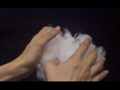 0.9 डी वर्जिन होलो फाइबर फिल पर्यावरण के अनुकूल 32 मिमी पीएसएफ भरने के लिए