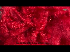 हल्के ग्रेड कच्चे सफेद आदमी बनाया स्टेपल फाइबर 51 मिमी कम पिघल पॉलिएस्टर फाइबर