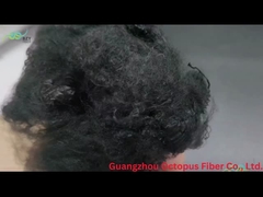 कम क्रिम सॉलिड पॉलिएस्टर स्टेपल फाइबर पीएसएफ 8.89 डी×65 मिमी ग्रे आर्टिफिशियल पीएसएफ