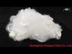 मैट्रिक्स स्थिरता पॉलिएस्टर मानव निर्मित फाइबर 64 मिमी कम पिघल बंद सफेद पीएसएफ