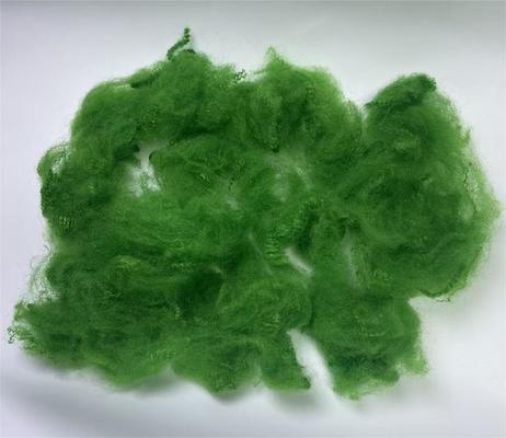 अच्छी कीमत Recycled Polyester Staple Fiber 4.5D 51mm Green with 0.4-0.5% Moisture Regain and Excellent UV Resistance ऑनलाइन