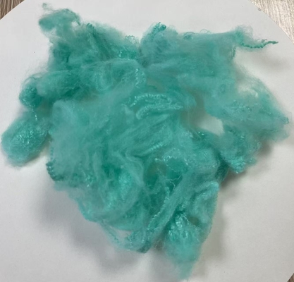 अच्छी कीमत OEKO-TEX Certified Recycled Polyester Fiber 2.5D 51mm Aqua ऑनलाइन