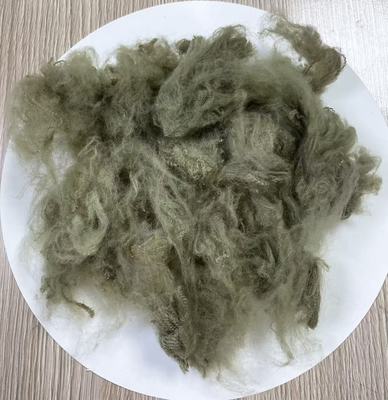 अच्छी कीमत Recycled Polyester Staple Fiber with 255-265°C Melting Point and Last Fastener 4 Or Above in Army Green ऑनलाइन